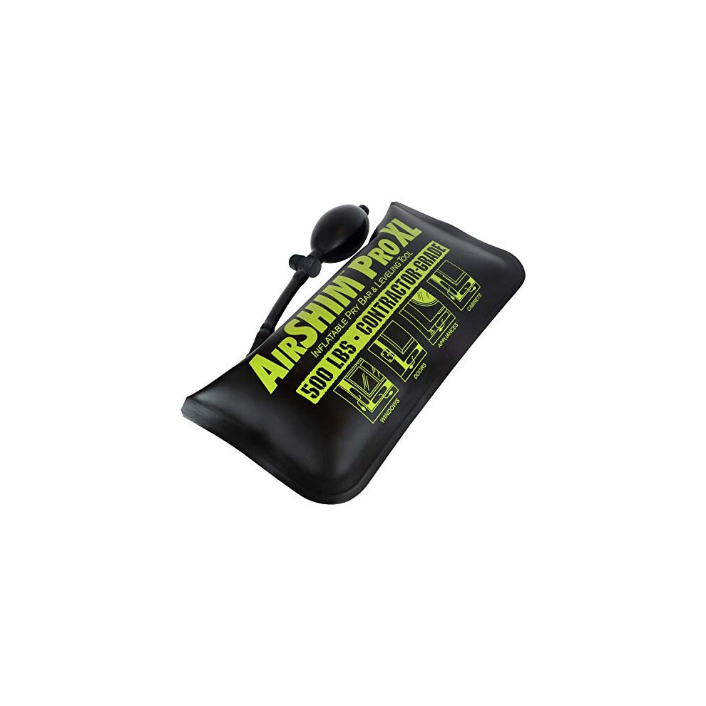 1194 Air Shim Xl Inflatable Pry Bar And Leveling Tool 500 Lb Rating Contractorgrade Alignment Pump Wedge 098584001995