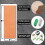 Leather Honing Strop 3 Inch by 8 Inch with 2oz Green White Compound STROP 2