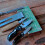 Leather Honing Strop 3 Inch by 8 Inch with 2oz Green White Compound STROP 7