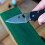 Leather Honing Strop 3 Inch by 8 Inch with 2oz Green White Compound STROP 8
