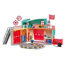 Smoby109258282002Fireman SamPontypandy Fire Brigade Station 1FigurineBatteries Included