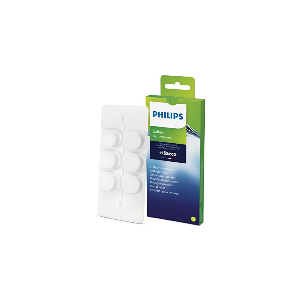 Philips CA670410 Coffee Oil Remover 6 Tablets for Philips Saeco and Other Fully Automatic Coffee Machines