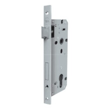 Y52X00600S2 Mortise lock for wooden doors Satin nickelplated finish With square edge front Backset 60mm Center distance 85mm