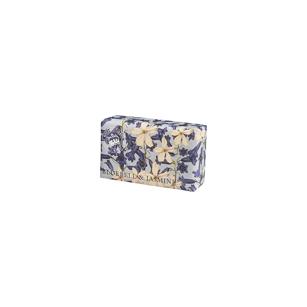 The English Soap Company Royal Botanical Gardens Kew Bluebell Jasmine Shea Butter Soap 240G
