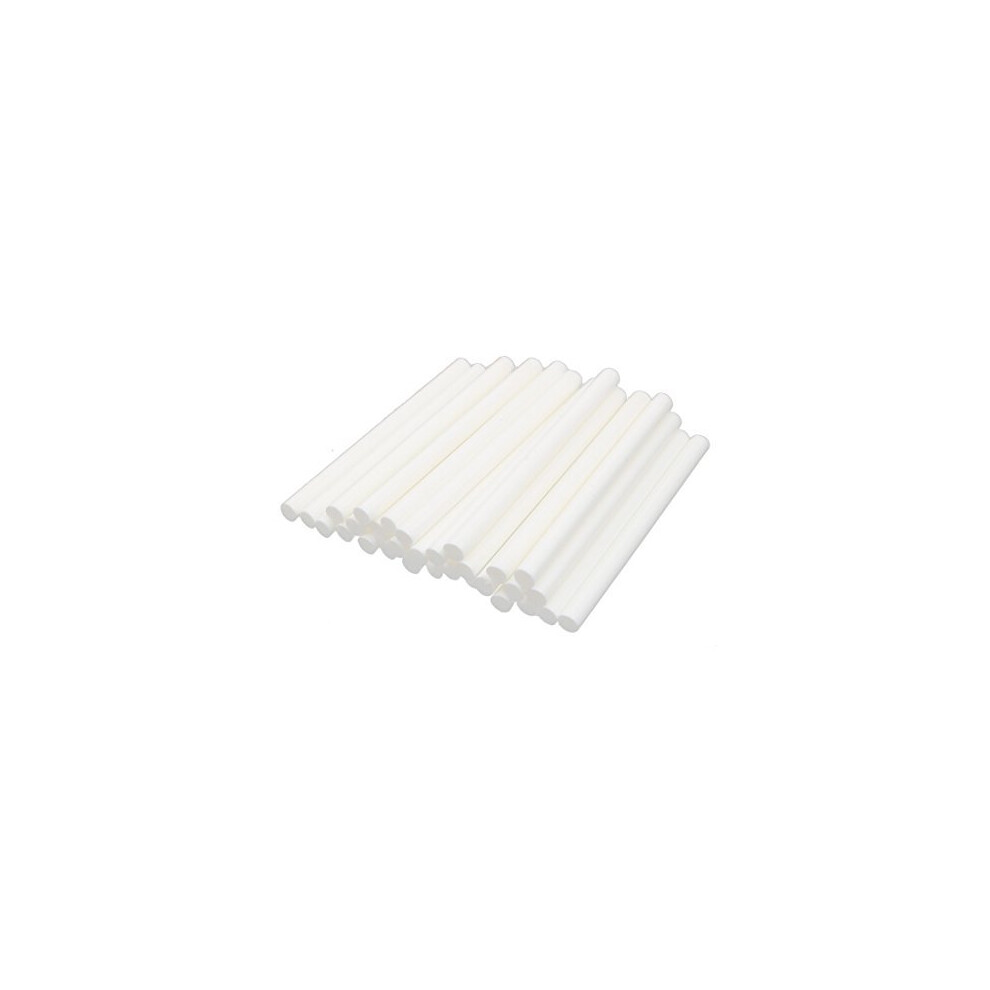 30Pcs 100Mmx7mm Milky White Hot Melt Glue Adhesive Stick For Heating Gun 609876003223