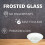 Glass Soap Dish Replacement Round Frosted Matt Glass 2