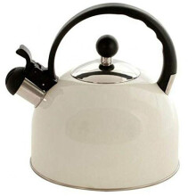 25L Stainless Steel Lightweight Whistling Kettle New Cream
