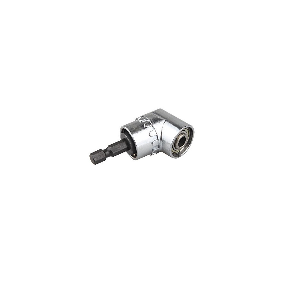 Right Angle Drill 105 Degree Angle Extension Power Screwdriver Drill Right Angle Driver Screwdriver Holder Adaptor Angled Bit Power Drill Tool 783761056577