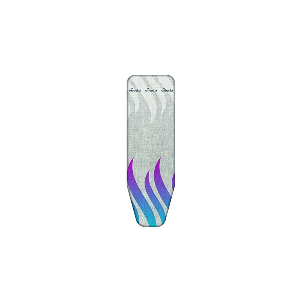 Vileda Total Reflect Ironing Board Cover Fabric Grey 120130 X 3845 Cm