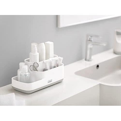 Joseph Joseph EasyStore Bathroom Storage Caddy Organiser for bathroom accessories GreyWhite 2