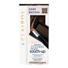 Clairol Root Touch-Up Temporär Dölja Puder, Mörkbrun Hårfärg, Pack om 1