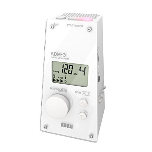 KDM3WH Pyramid Style Digital Metronome White