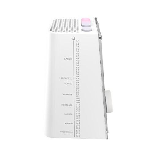 KDM3WH Pyramid Style Digital Metronome White 1
