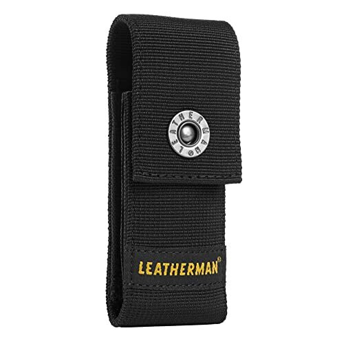 Leatherman Nylon Tool Pouch Suitable for Charge Crunch Rebar Rev Sidekick Skeletool Wave Wingman Models Size Medium in Black