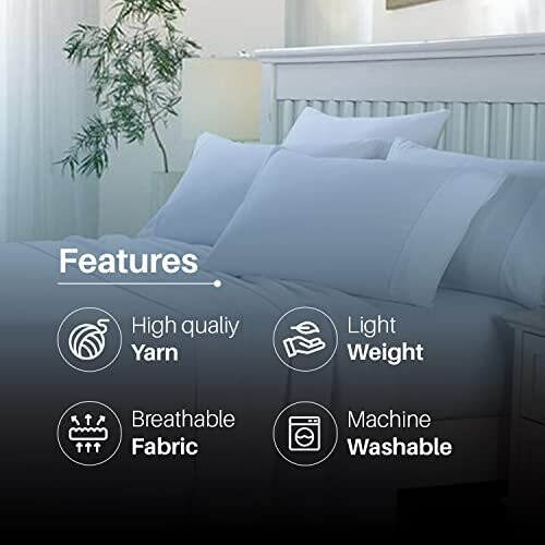 200 Thread Count Cotton Fitted Sheet 30CM12 Inch 4 FT Small Double White 2