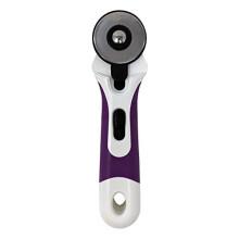 Rotary Cutter Ergonomic Soft Grip Rotary Cutter for Fabric with Sharp Cutting Blade Easy Blade Replace System 45mm Rotary Cutter