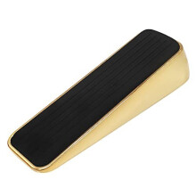 03313 Decorative Rubber Brass Stop Wedge Anti Slip Door Holder