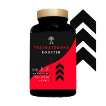 Testosterone Booster for Men Contributes to Normal Test Levels Fenugreek Maca B6 Ginseng Zinc LTaurine Black Pepper 90 Vegetarian Capsules UK Vegan