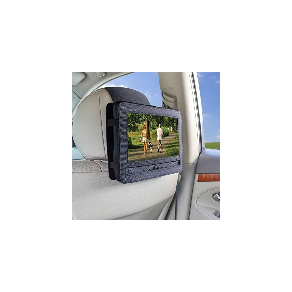 DVD Player Car Holder WANPOOL Car Headrest Mount Holder for 7 Inch Swivel Flip Portable DVD Player Not including DVD Player