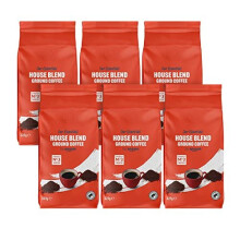 House Blend Ground Coffee 136 kg 6 Packs x 227g Rainforest Alliance Certified Previously Solimo brand