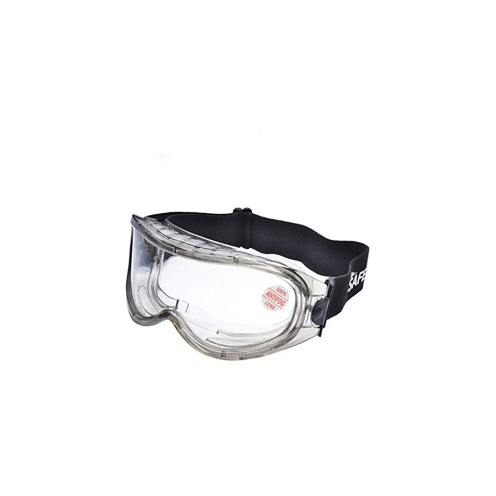 Safetyear Anti Fog Safety Goggles Sg007 Wraparound Uv Protection Safety Glasses For Men Eye Impacted Sealed Protective Work Airsoft Goggles Over 6971043958570