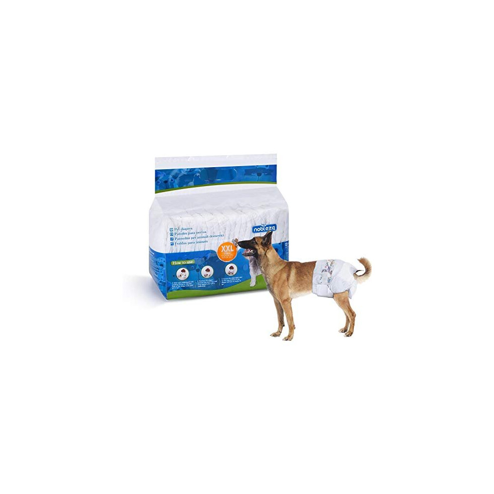 Large dog nappies best sale