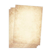 Premium Letter Paper Vintage Old Paper 50 Sheets DIN A4 120gsqm Motif Letter Paper Medieval Craft Paper Certificate Document Paper Optics Similar to