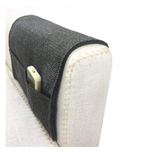 AntiSlip Couch Sofa Armrest Organiser Chair Bedside Storage Pocket TV Remote Holder Bed Storage Pocket Bag for Cellphone Tablet Notepad Book Magazines