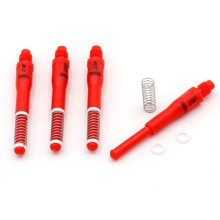 TERO AK7 Red Dart Stems Darts Shafts Builtin Spring TelescopicSet of 4 pcsM CSAK73