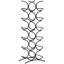 Wine Rack for 12 Bottles Black