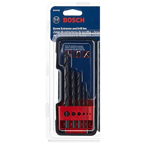 Bosch BSPE6D 12Piece Steel Spiral Flute Screw Extractor Set 1