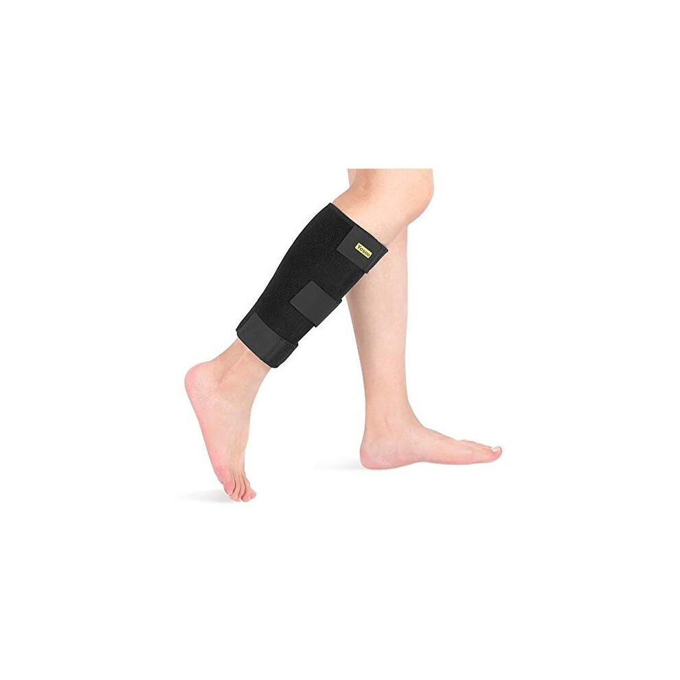 Yosoo Health Gear Calf Support Brace Adjustable Shin Splint Breathable Compression Calf Bandage Sleeve For Relieving Tight Calves Muscle Discomfort Torn Calves Swelling