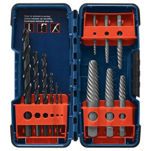 BSPE6D 12Piece Steel Spiral Flute Screw Extractor Set