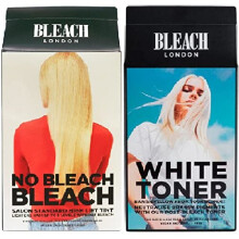 2 PACK Bleach London NO BLEACH Bleach Kit LIGHTENS HAIR upto 5 LEVELS NO BLEACH Bleach London White Toner Kit