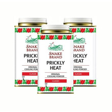 Prickly Heat Cooling Body Powder 140g Classic Pack of 3