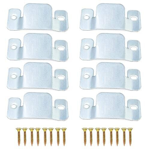8PCS Metal Sectional Sofa Interlocking Connector Clips Standard Flush
