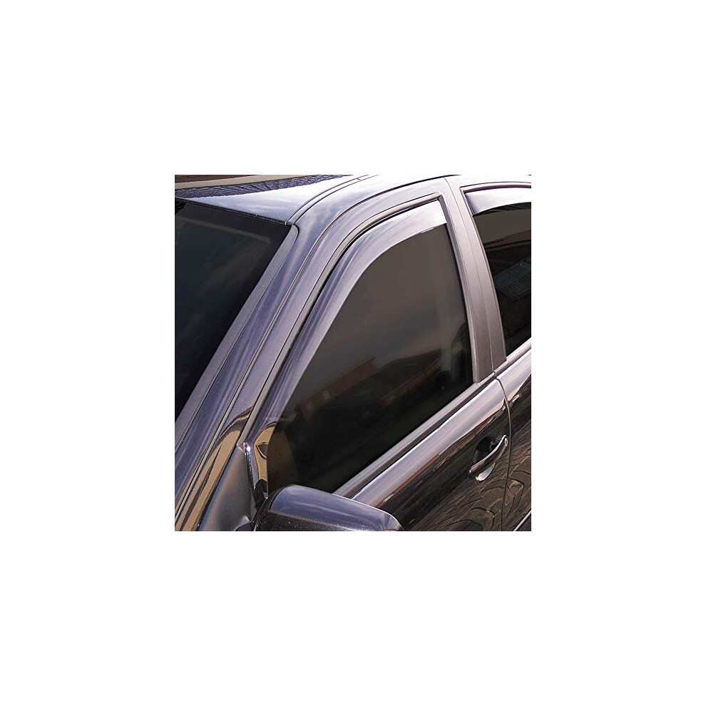 Wind Deflectors Compatible With Citron C3 Aircross 2017 Dark 4011283292583