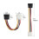 Cable Matters 3Pack 4 Pin Molex to SATA Power Cable SATA to Molex 15cm 7