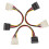 Cable Matters 3Pack 4 Pin Molex to SATA Power Cable SATA to Molex 15cm 3
