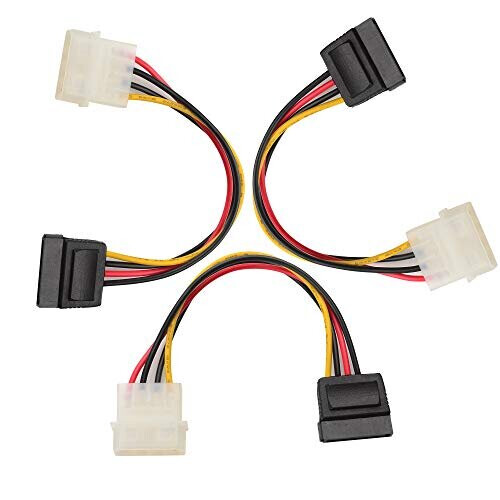 Cable Matters 3Pack 4 Pin Molex to SATA Power Cable SATA to Molex 15cm 2