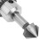 6Pcs Countersink Drill Bit 3 Edge 90 Degrees Chamfer End Mill Cutter Chamfering HSS Countersink Drill Bit 7