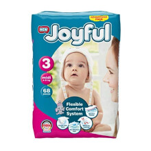 Size 3 Midi Nappy Pack of 68 49KG