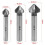 6Pcs Countersink Drill Bit 3 Edge 90 Degrees Chamfer End Mill Cutter Chamfering HSS Countersink Drill Bit 3