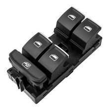 5G0959857 Electric Window Switch SEAT Leon Golf MK7 Power Master Window Control Button for VW Passat B7 Tiguan Touran Arteon 5GG959857A White Plating