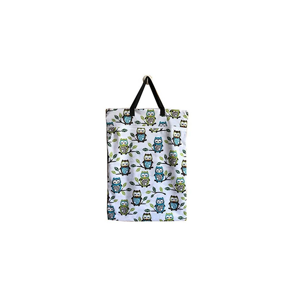 Large Hanging Wetdry Cloth Diaper Pail Bag For Reusable Diapers Or Laundry About The Product Owl Trees Mumbaby