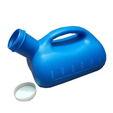3000ML Large Male Urinal Portable Mens Potty Pee Bottle Collector Travel Toilet Blue