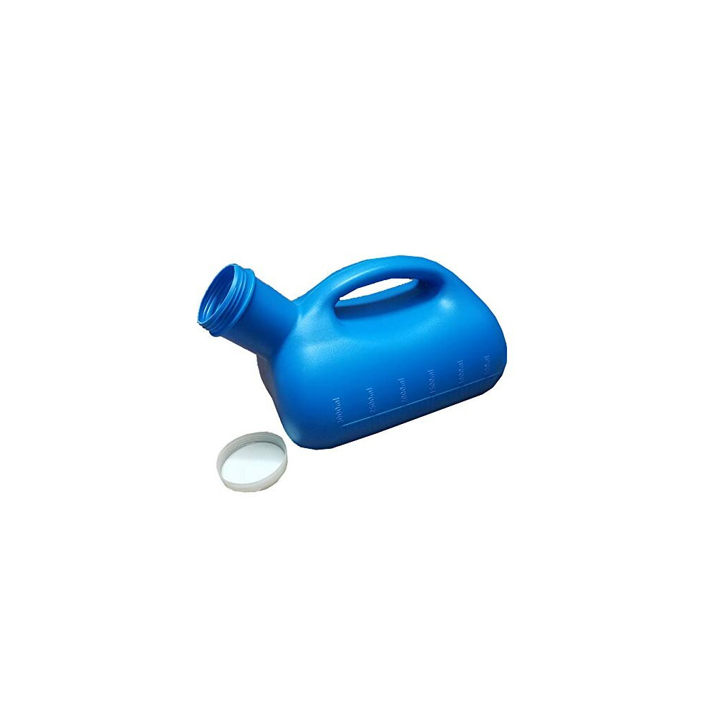 3000ML Large Male Urinal Portable Mens Potty Pee Bottle Collector Travel Toilet Blue