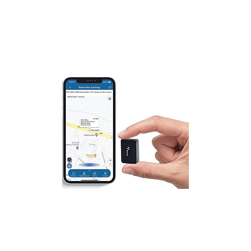 GPS Tracker Miniprecise Positioning GPS Tracker Childrens Realtime Antilost Device Realtime Monitoring of Electronic Magnets Suitable for