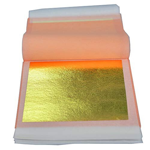 Edible Gold Transfer Leaf 2375K 25 Sheets 80mm on OnBuy