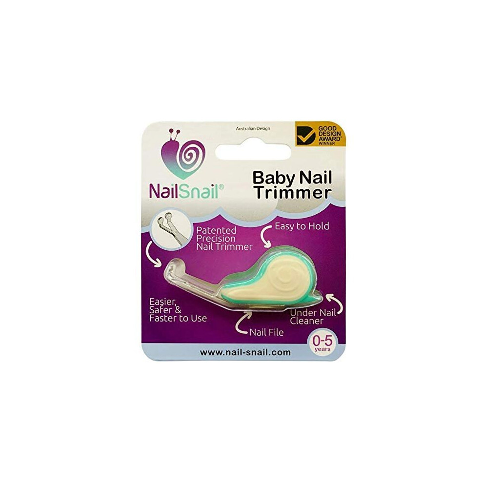 Nail Snail Baby Nail Care Kit Baby Nail Care Set Baby Nail Trimmer File Under Nail Cleaner Ideal For Newborn Infant And Toddler Nails Safer Than Clipper Scissors